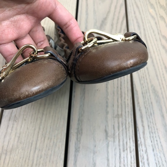 🔥Burberry horsebit house check ballerina flats -A - Picture 3 of 8